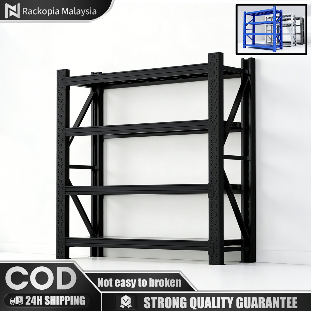 Heavy Duty Rack Boltless Rack Warehouse Storage Rack Shelf Rak Besi ...