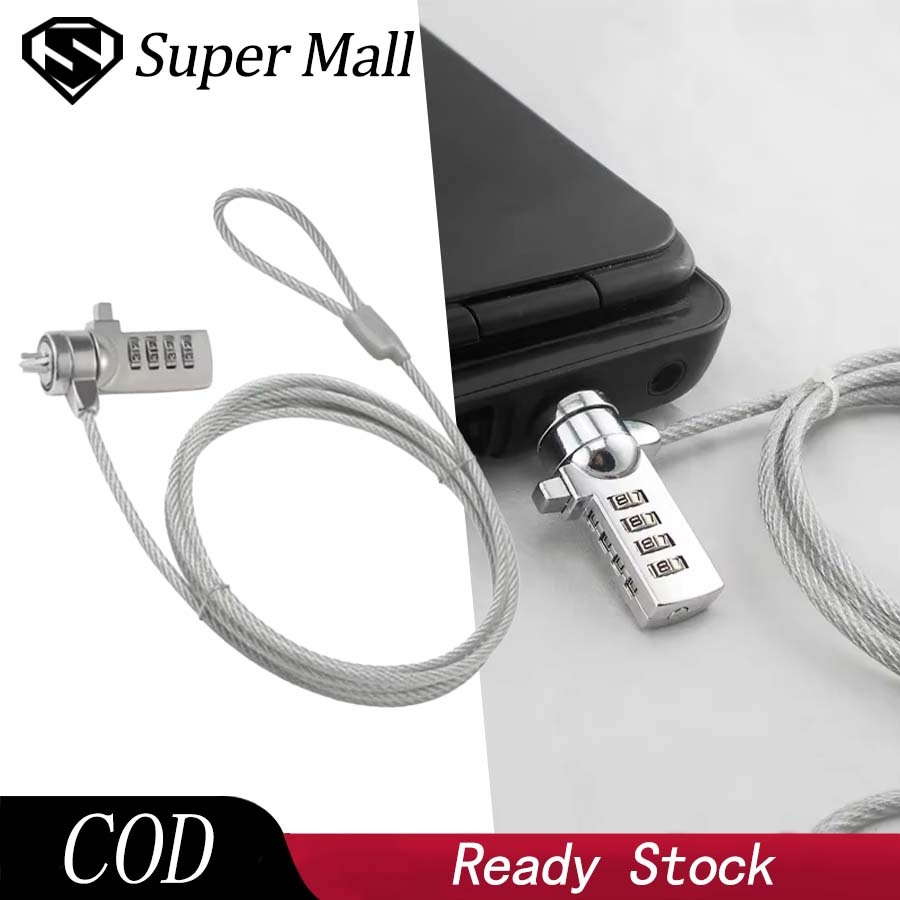 Laptop Cable Lock / Wire Rope Security Lock / Anti-Theft Laptop Lock ...