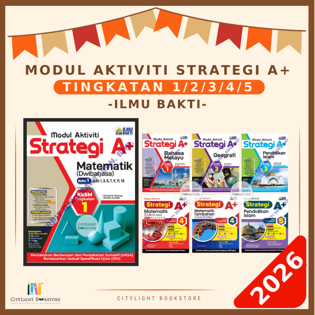 [CITYLIGHT] Buku Latihan 2026: Modul Aktiviti Strategi A+ KSSM ...