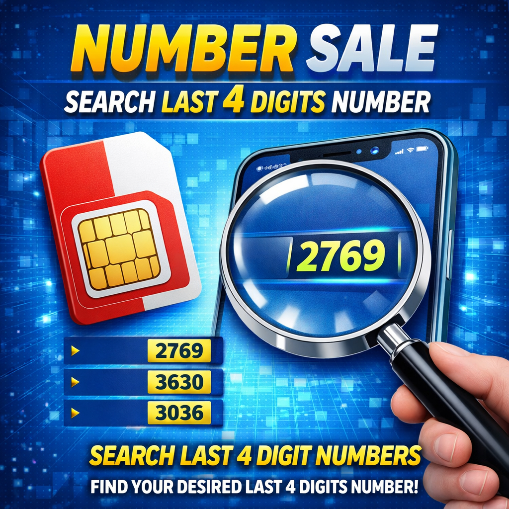 NEW SIMCARD VIP Number *Can Choose Last 4 Digit Number* VIP NUMBER VIP ...