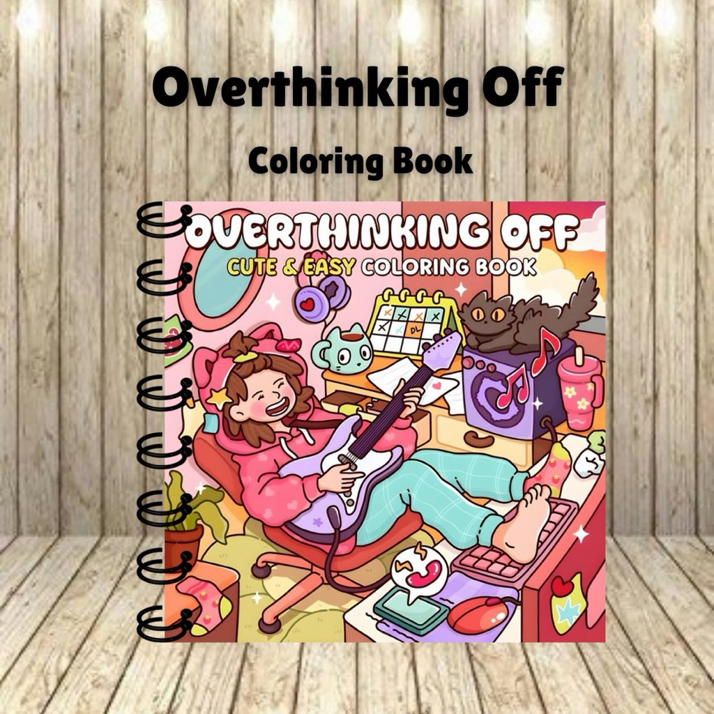 Overthinking off by Maison Nook coloring book coloring book 46 coloring ...