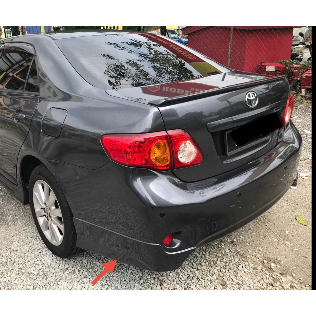 TOYOTA ALTIS 2008” REAR SKIRT OEM PU NO PAINT | Shopee Malaysia
