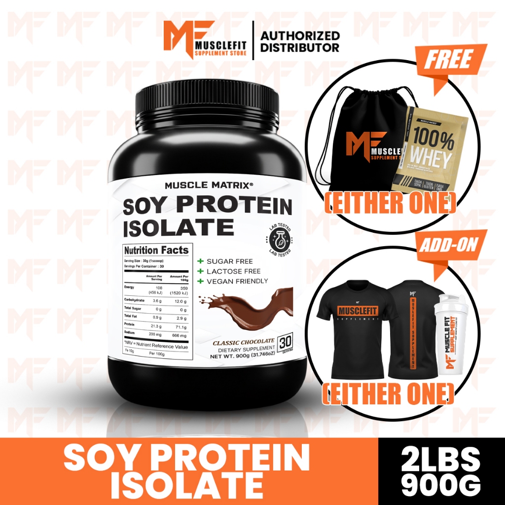 Muscle Matrix Soy Protein Isolate 900 g | Shopee Malaysia