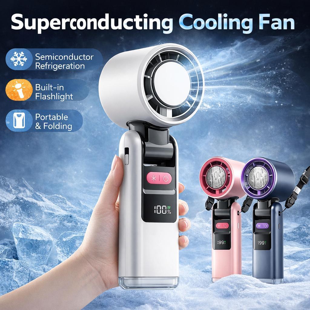 ice cooling fan 】199speed Ice Cooling Turbo Fan – Portable Mini ...