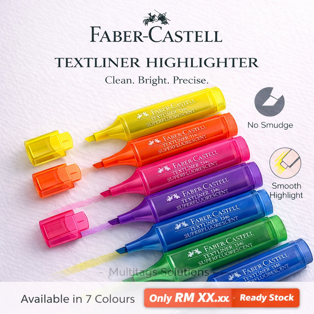 Faber-Castell Textliner 1546 Highlighter Highlight Pen Super ...