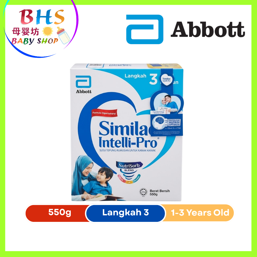 SIMILAC INTELLI PRO STEP 3 550G/1.2KG/1.65KG | Shopee Malaysia
