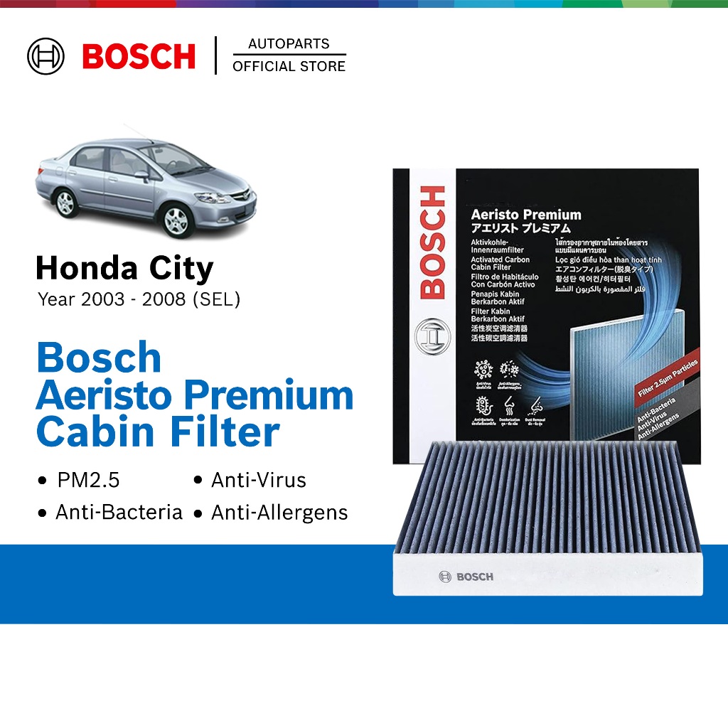 Bosch Aeristo Premium Activated 0986AF7001 Carbon Cabin Air Filter for ...