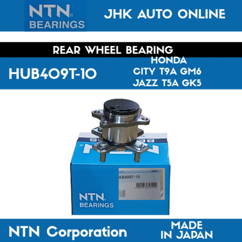 HUB409T-10 BEARING REAR WHEEL HONDA CITY GM6 T9A JAZZ GK T5A 100% NEW ...