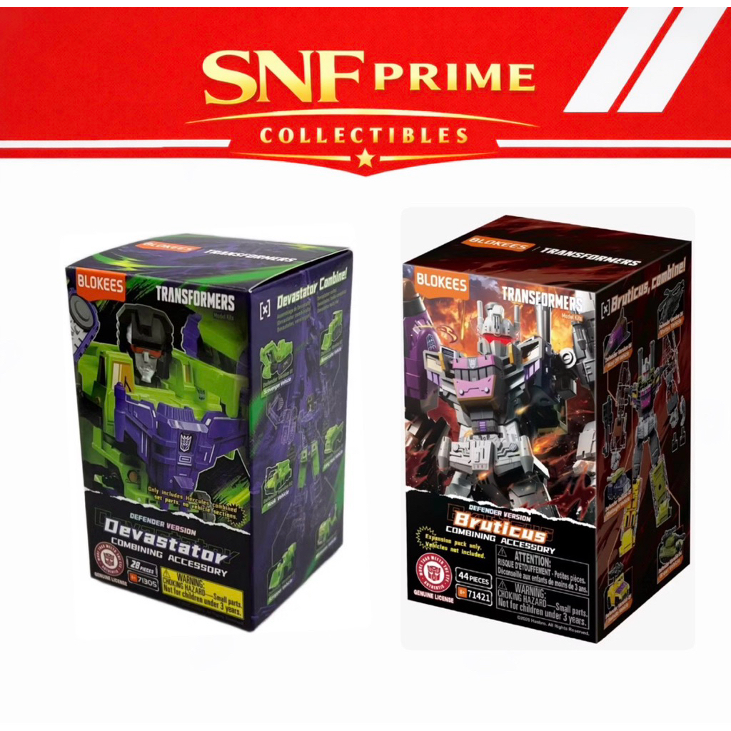 Blokees Transformers Defender Version Bruticus and Devastator Combining ...
