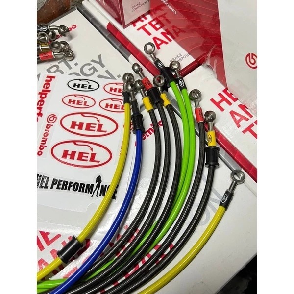 HEL Performance Brake Hose Stainless Steel Braided Brek Line RXZ Y15 ...