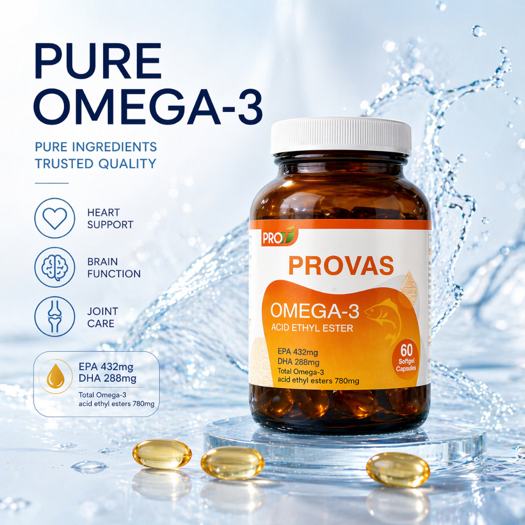 PROVAS Omega-3 Fish Oil Supplement 60's | HQ Original | Shopee Malaysia