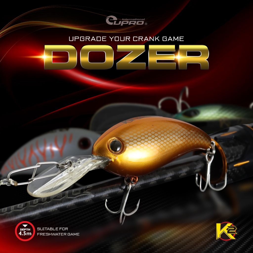 crank fishing lures malaysia Eupro K2 Crank Fishing Lure- Dozer DZ65F