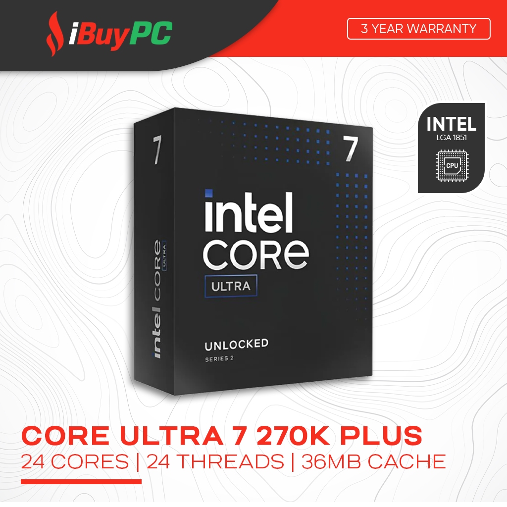 Intel Core Ultra 7 270K Plus | 24 Cores, 24 Threads | LGA1851 (Box ...
