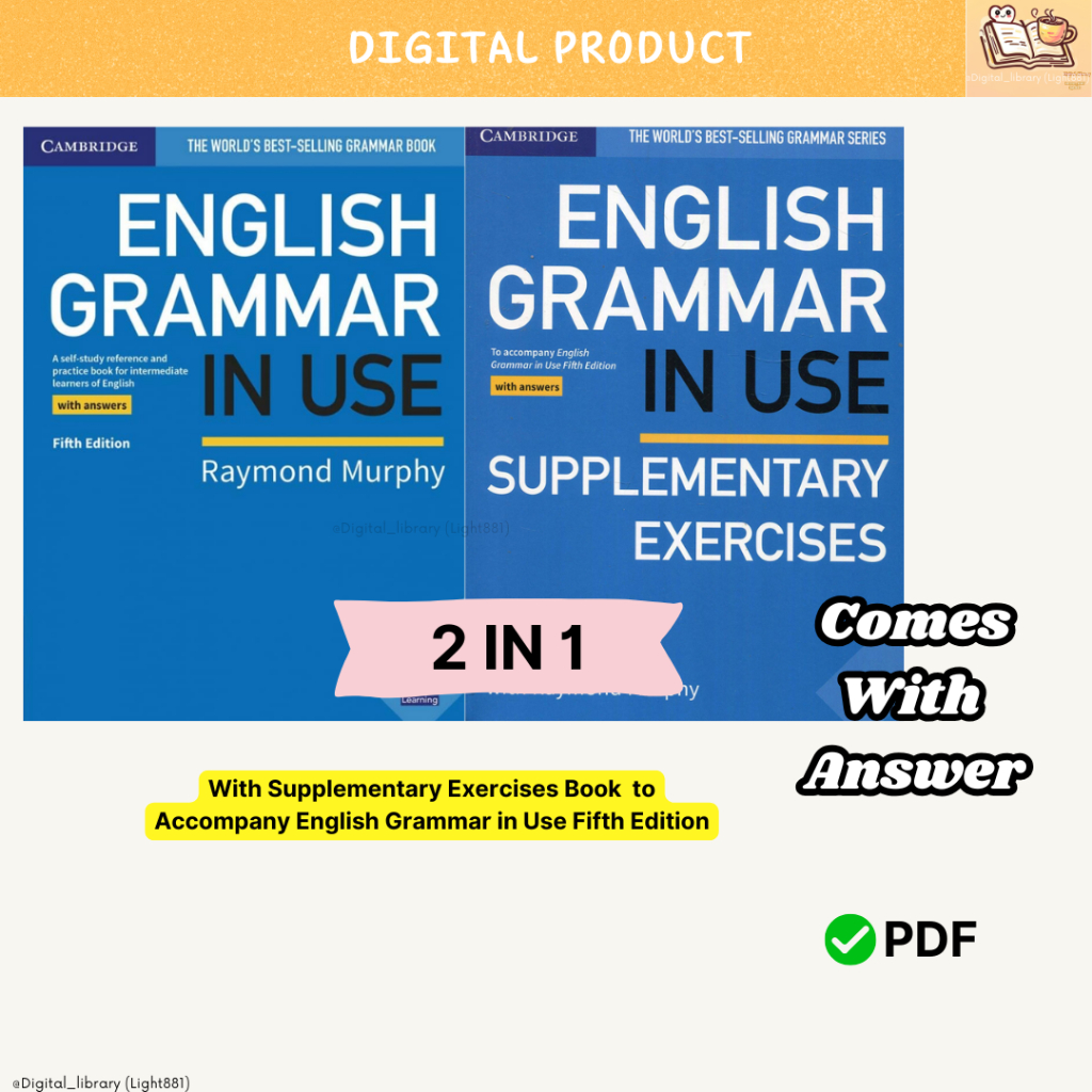 English Grammar in Use Book with Answers + Supplementary Exercises Book ...