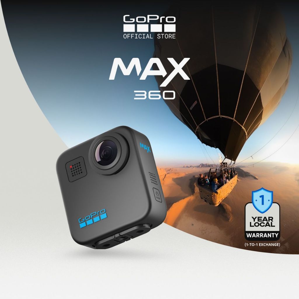GoPro Max 360 Camera - Dual Lens 5.6K, New 1/4-20 Mounting Threads ...
