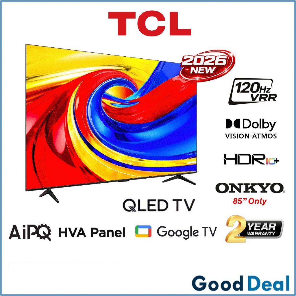 TCL NEW P7L QLED 4K Smart Google TV ( 55
