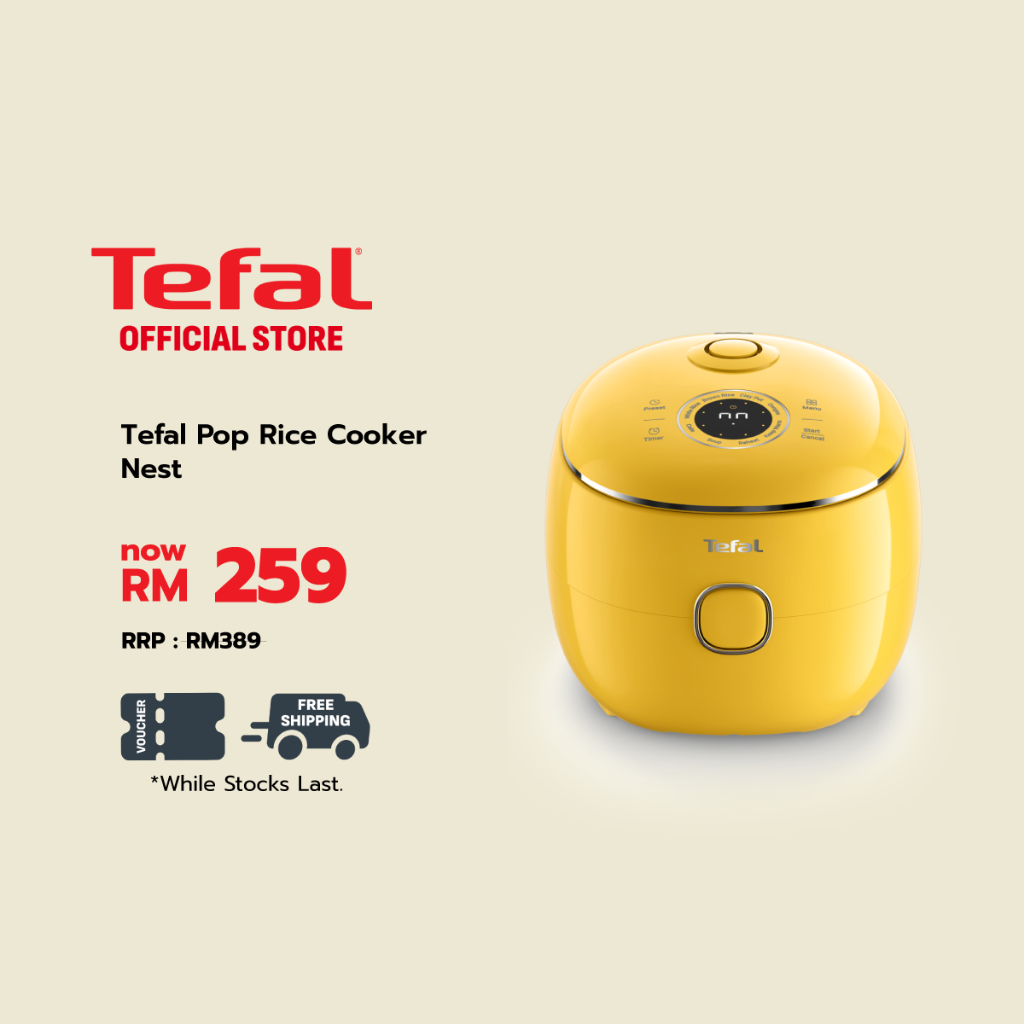 Tefal Pop Rice Cooker 0.7L Nest | Shopee Malaysia
