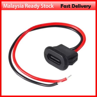 Type-C Female Chassis Connector USB C Female Chassis Direct Crimp Jack Female Charging Port Extension Power Cable