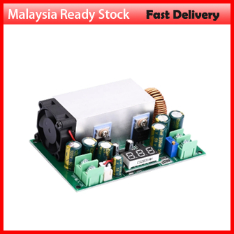 DC12-80V 20A adjustable step-down power module with voltage display 600W DC-DC