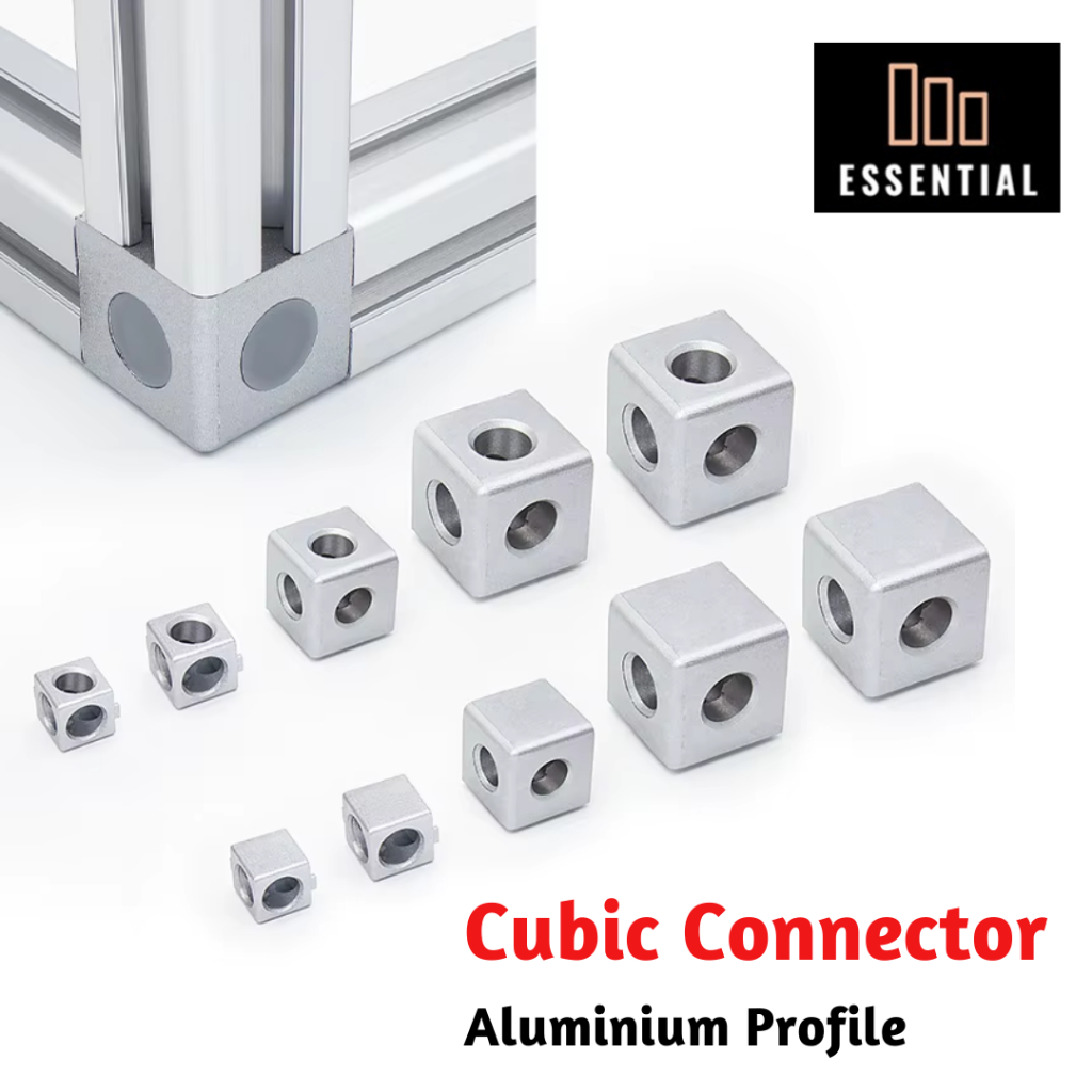 3 Way Cubic Connector for 2020, 3030 & 4040 Aluminium Profiles with ...