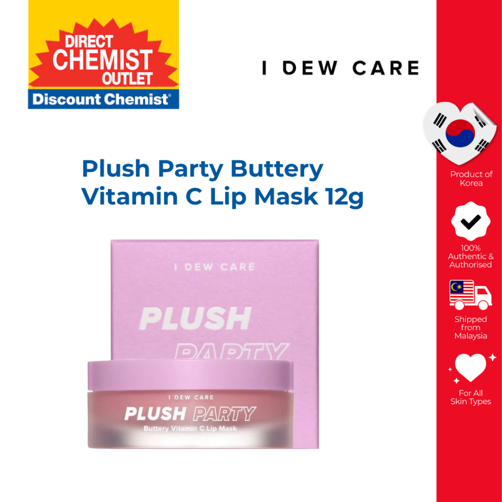 plush party buttery vitamin c lip mask I DEW CARE 12g Do not ingest Size:2 Pcs BPC-157+GHK-Cu Face Serum – GLO