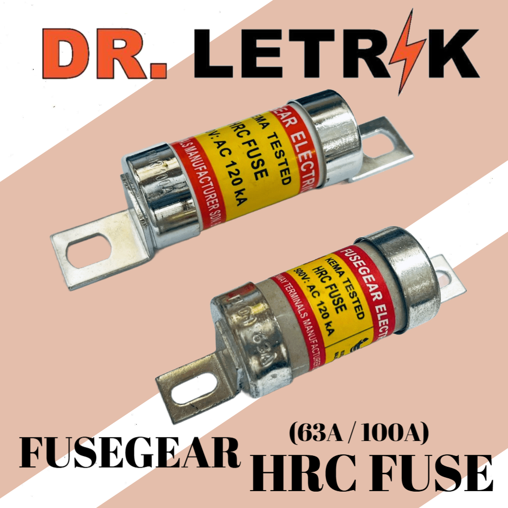 FUSEGEAR Electric [ 63A / 100A ] HRC Fuse Link Cut Out Fuse | Shopee ...