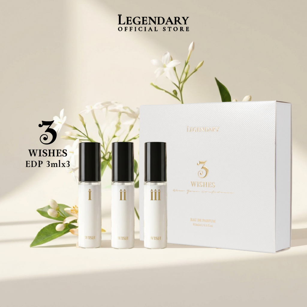 Legendary® 3 Wishes Eau de Parfum EDP Discovery Set (3ml x 3