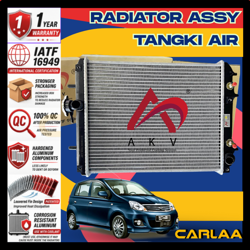 AKV JAPAN QUALITY【VIVA 660 850 1.0 ELITE】PERODUA RADIATOR / TANGKI AIR ...