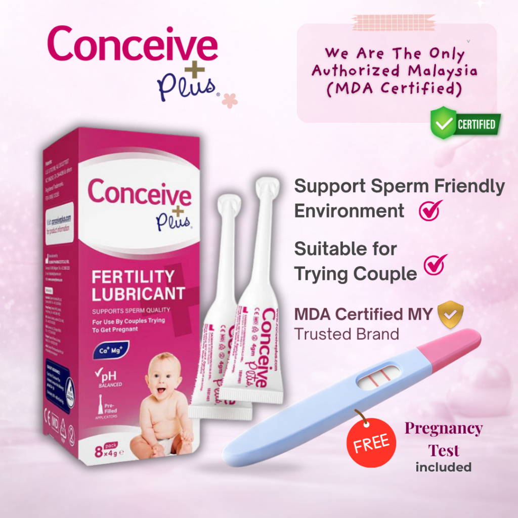 ConceivePlus MALAYSIA】Conceive Plus Fertility Lubricant Gel Pelincir 4g  Applicator | Sesuai Untuk Geng TTC