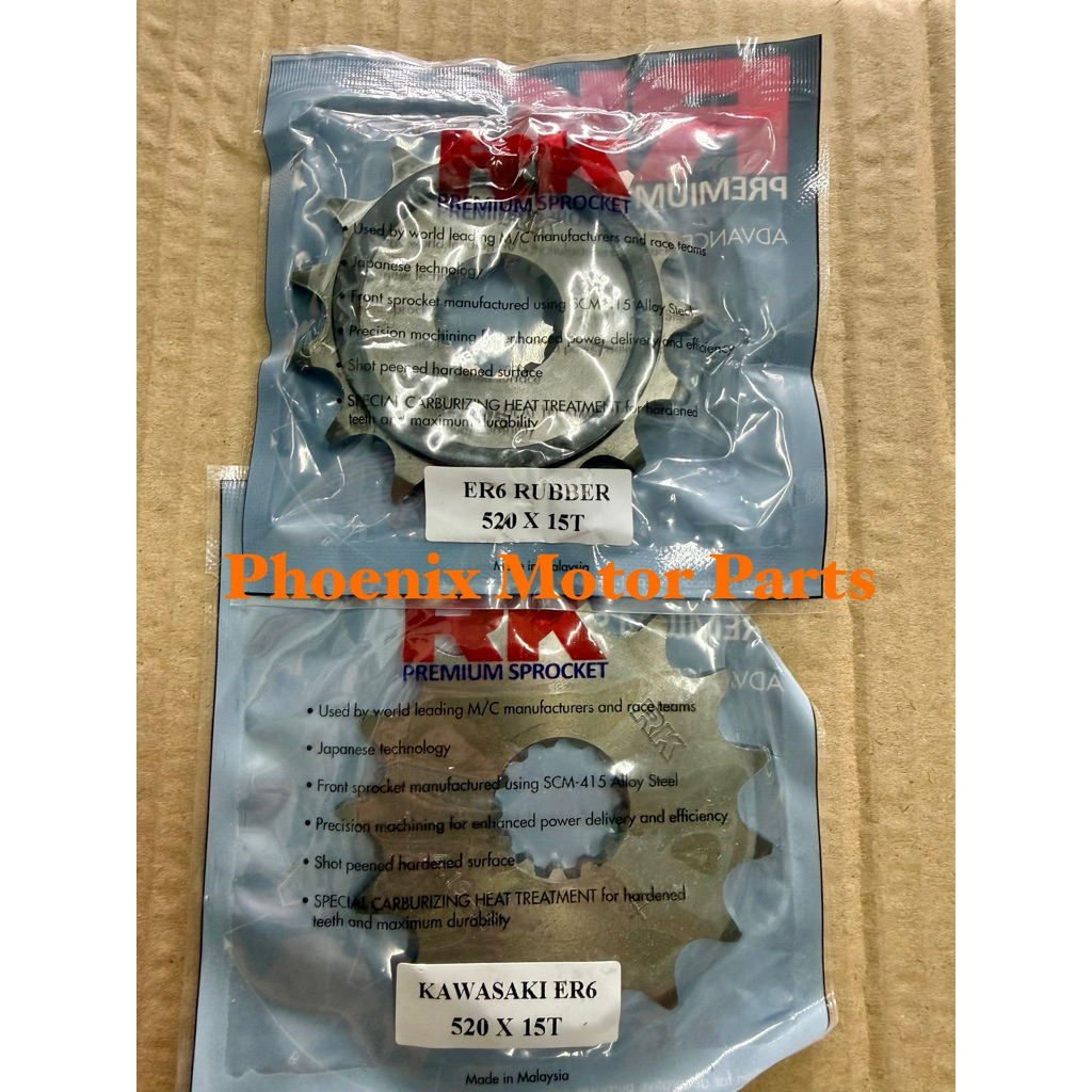 Kawasaki ER6 / VERSYS / R25 / MT25 / Vulcan S 650 Rk Sprocket 520 X 15T ...