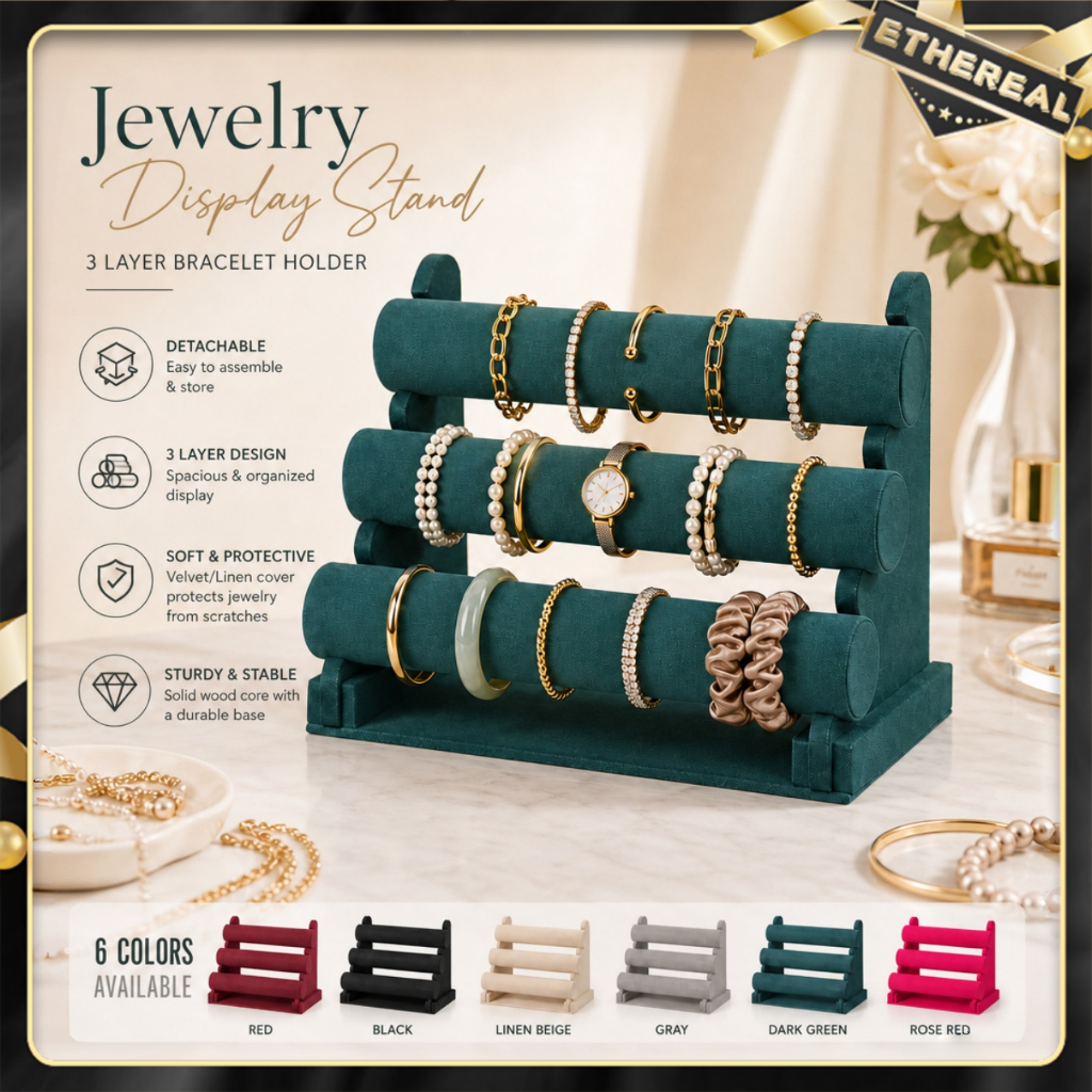 Jewelry Display Stand Bracelet/Watch/Jade Organizer/Holder Storage Rack ...