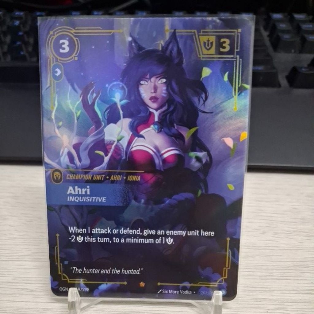 Riftbound Ahri Inquisitive (Epic)(OGN) | Shopee Malaysia