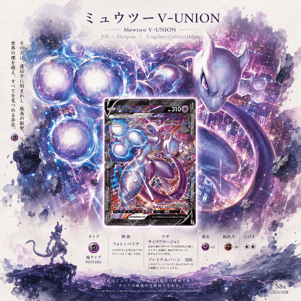 Mewtwo V-UNION Set PROMO 005/013 - 008/013 [SP5]