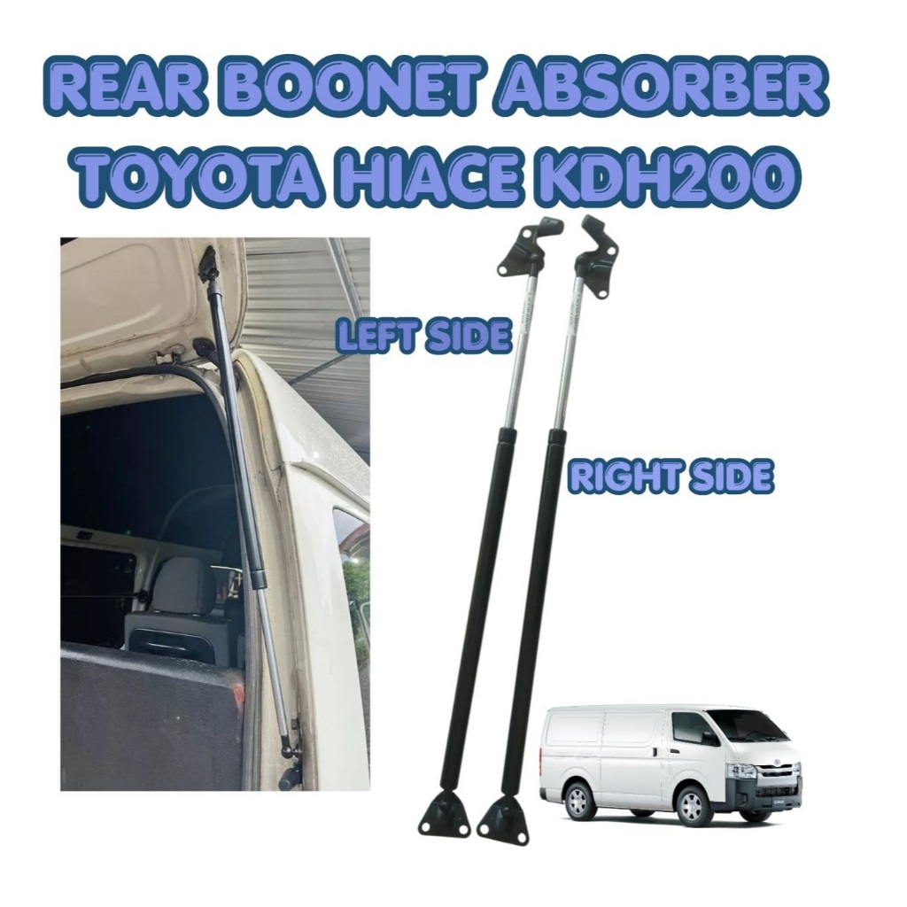Toyota Hiace KDH200 RR Rear Bonnet Damper Boot Absorber 26