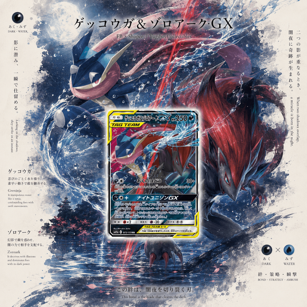Greninja & Zoroark GX RR 072/173 [SM12a] / 025/055 [SM9a]