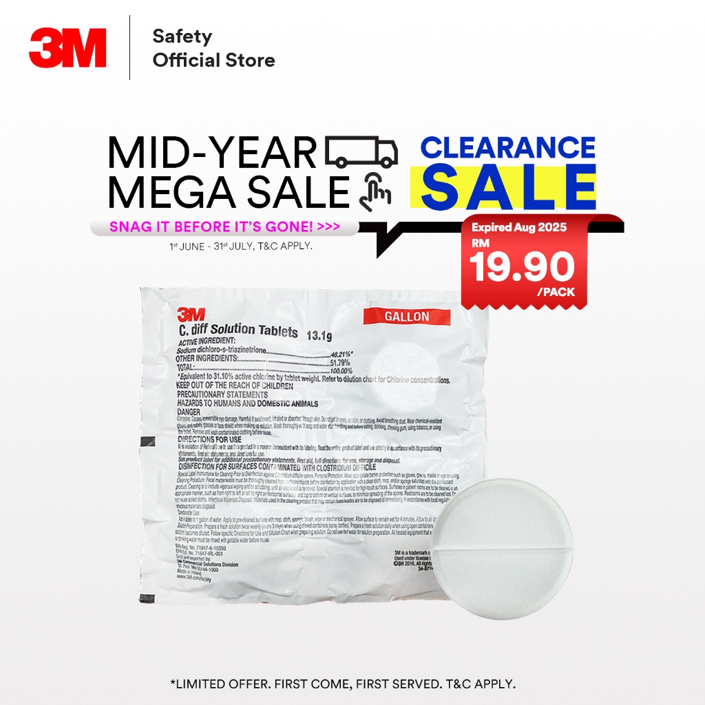 {CLEARANCE} [Expired AUG 2025]3M™ C.diff Solution Tablets/ Hospital ...
