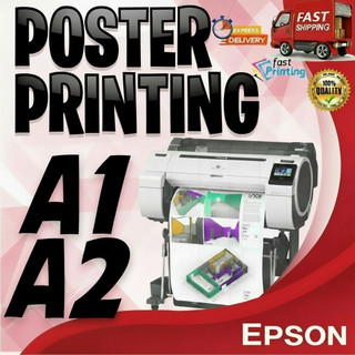 A1/A2 Poster Printing (Glossy Photo paper/Matte Paper/Plain paper ...