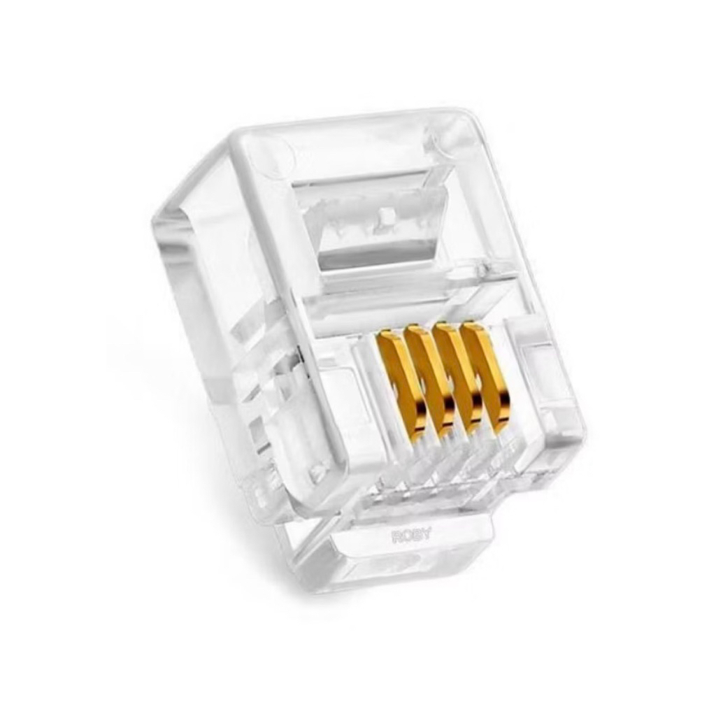 TELEPHONE PLUG/CONNECTOR 4P4C MODULAR PLUG RJ11 | Shopee Malaysia