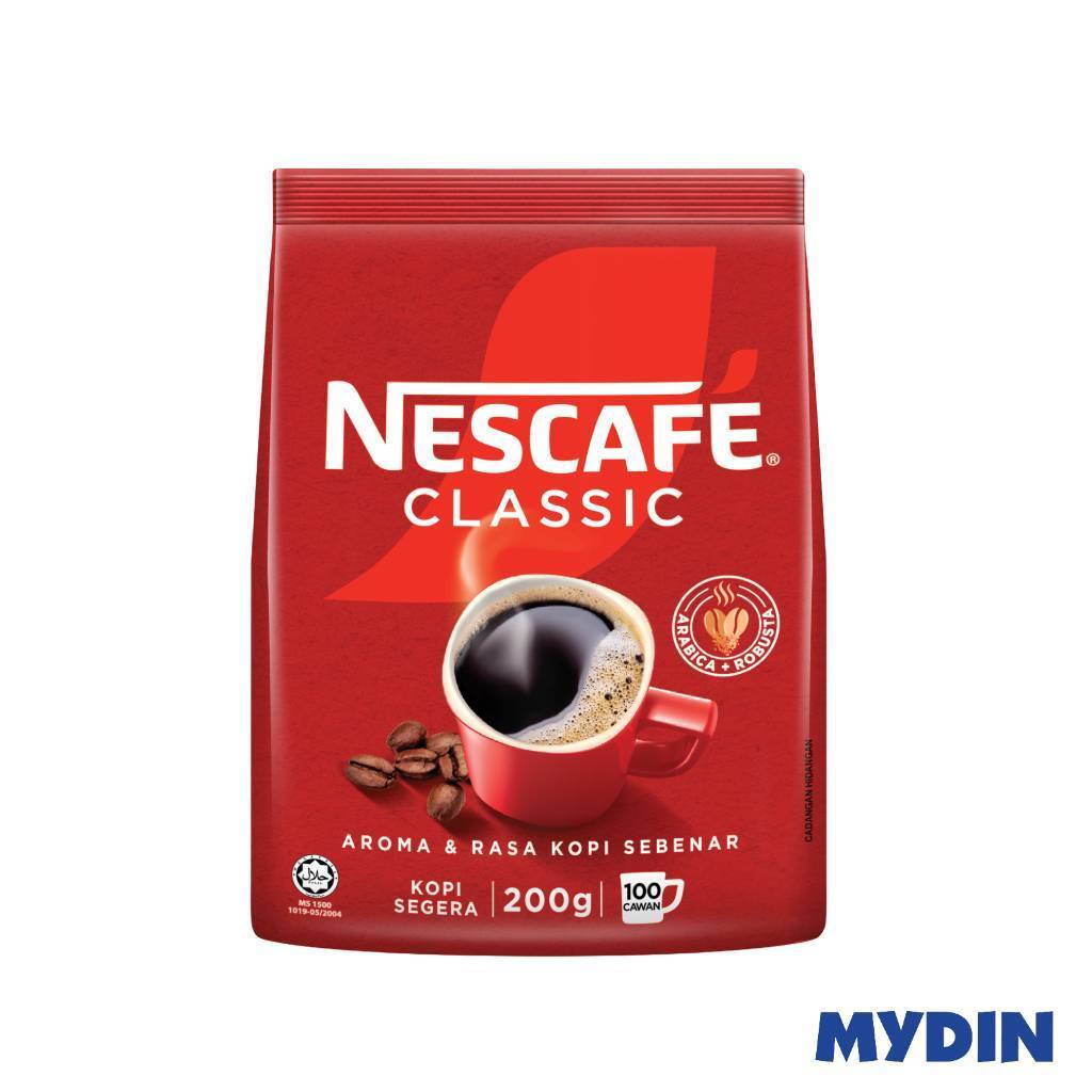 Nescafé Classic Instant Coffee Refill Pack (200g) | Shopee Malaysia