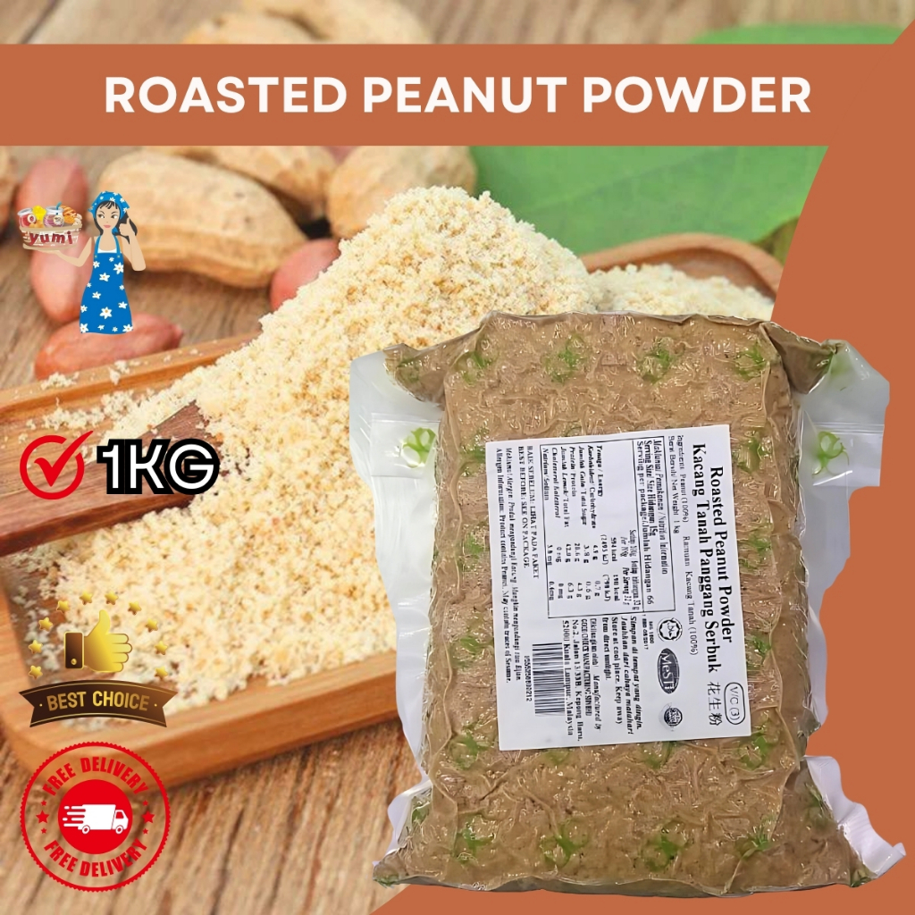 [READY STOCK] ROASTED PEANUT POWDER - 1KG (GOODCHOICE) | Shopee Malaysia