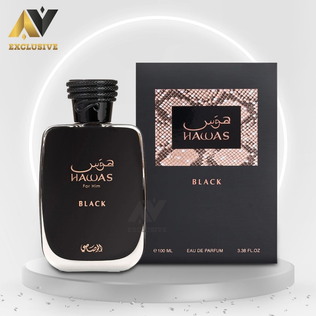 Hawas Black Rasasi Perfume Original For Men EDP 100ml | Shopee Malaysia