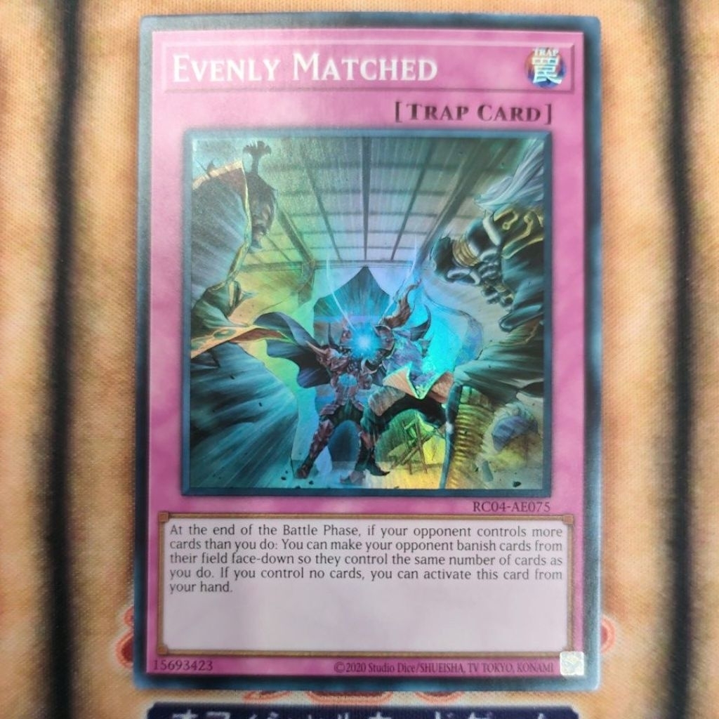 yugioh card evenly matched Singles If you control no cards Yugioh ocg ae Rc04-ae075 Evenly