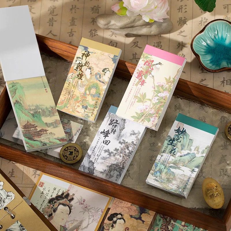 Chinese Style Sticker Booklet | Shinjodu | 古风贴纸本 | Shopee Malaysia
