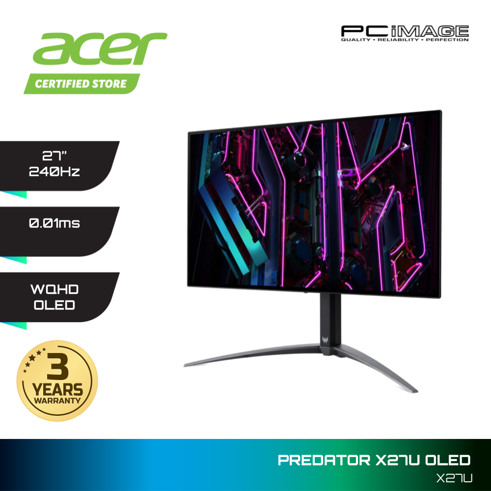 ACER PREDATOR X27U GAMING MONITOR 27