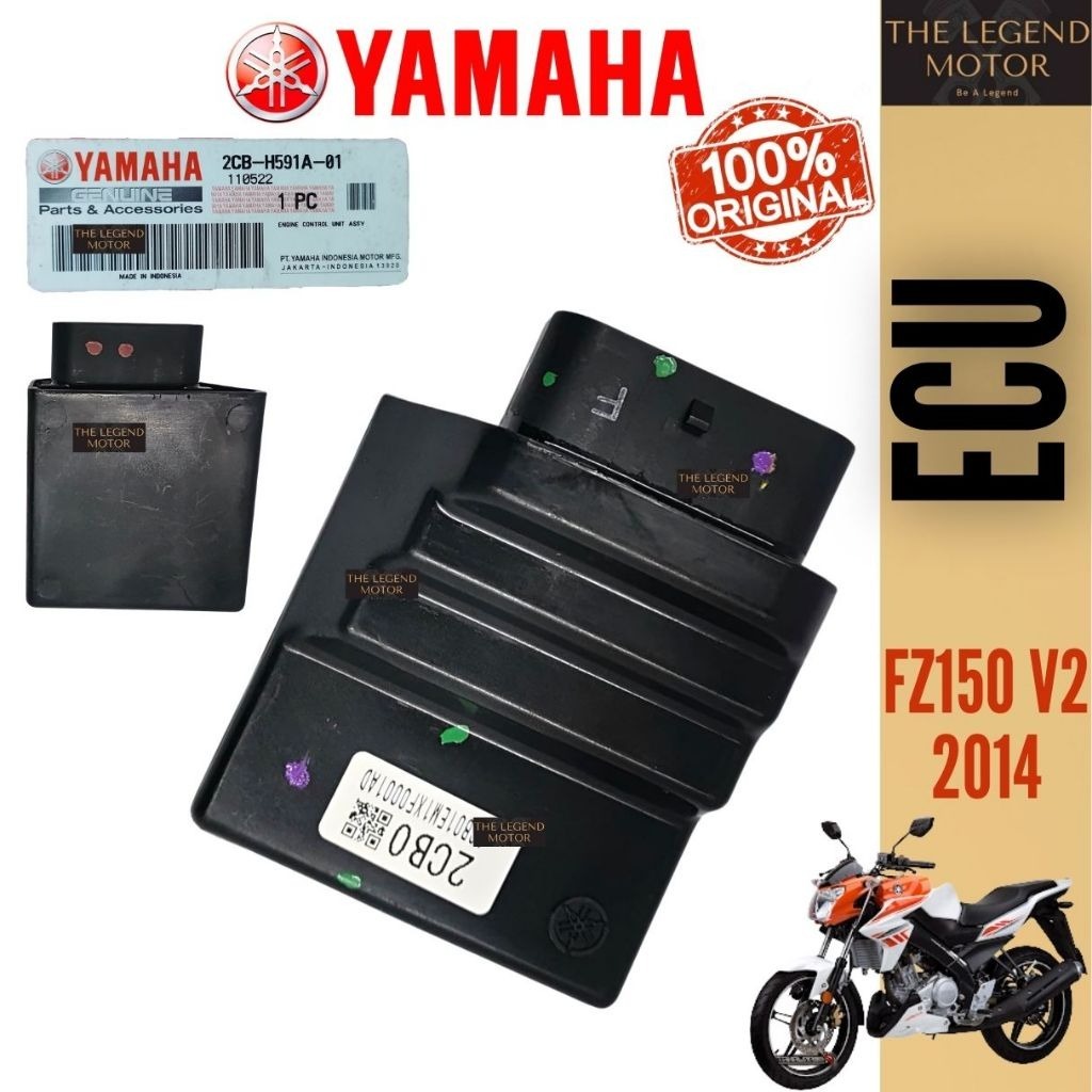 YAMAHA FZ150 V2 ECU 0 ENGINE CONTROL UNIT ASSY COMP 2CB 1PA FZ-150 FZ ...