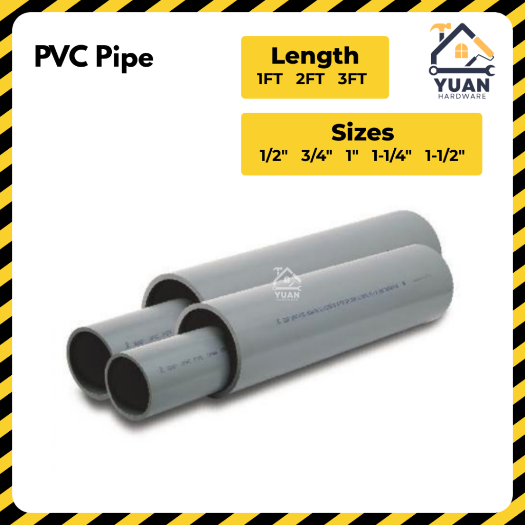 PVC Pipe Class D Class 6 Class 7 | Paip Kelabu 1/2