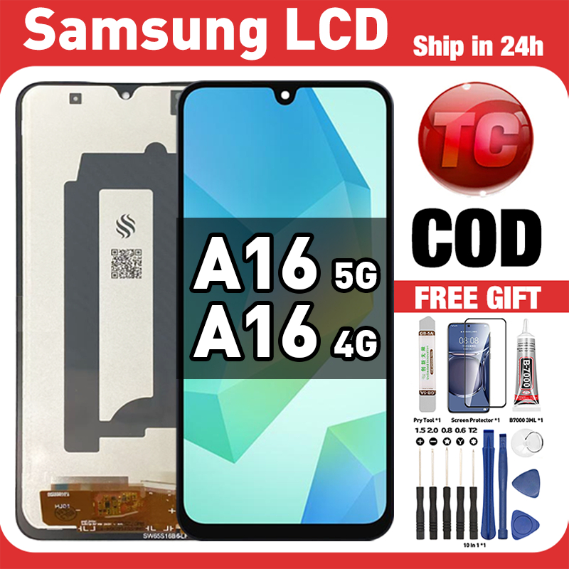 LCD SAMSUNG A16 5G/ A16 4G Compatible For Original Glass Touch Screen ...