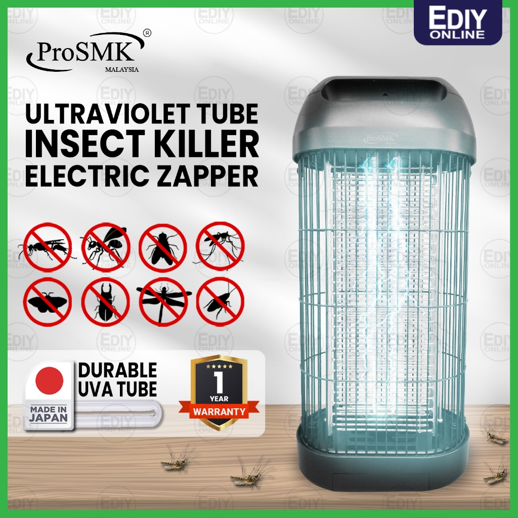 JAPAN Insect Fly Killer PROSMK MK-820DE Electric Zapper UV Lamp Trap ...