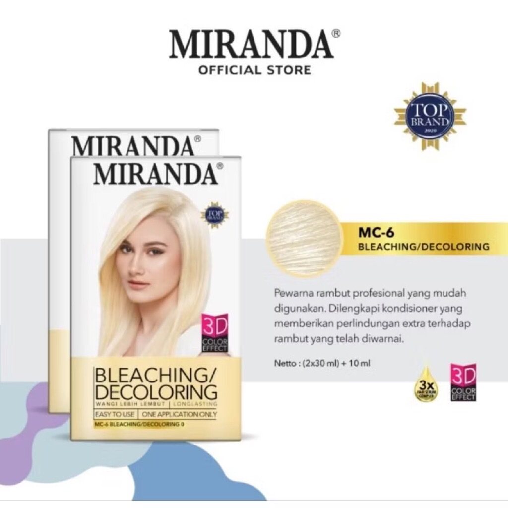 Miranda mc6 cat ramput permanent | Shopee Malaysia