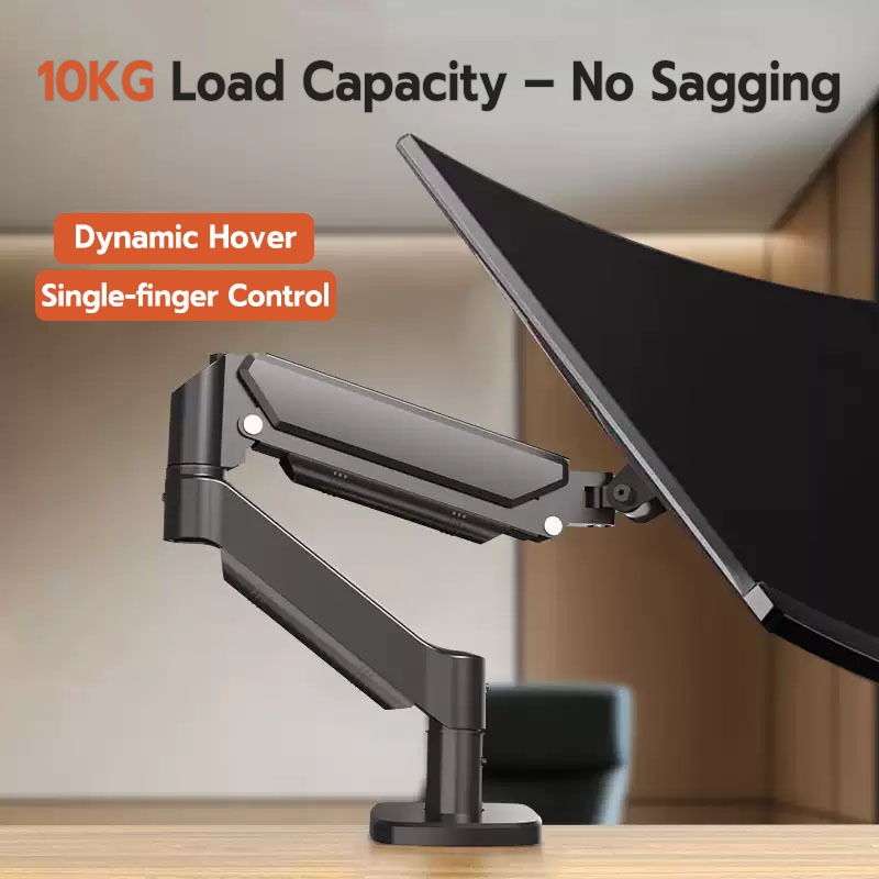 Single and double screen stand rotating arm desktop computer cantilever ...